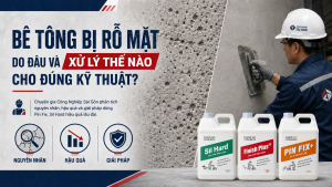 Bê Tông Bị Rỗ Mặt