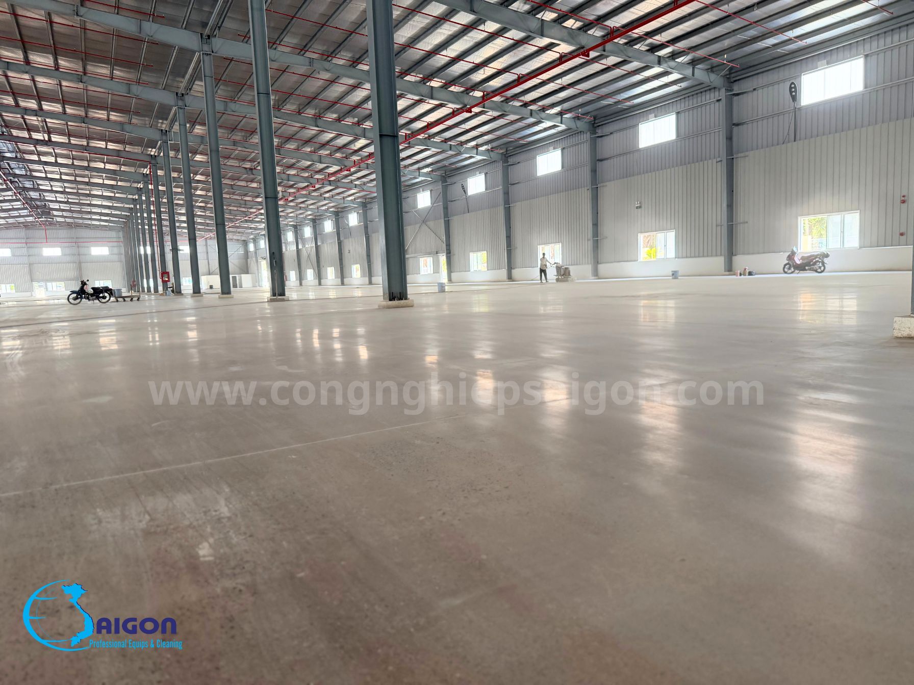 Dịch Vụ Mài Sàn Bê Tông Nhà Xưởng | Công Nghiệp Sài Gòn