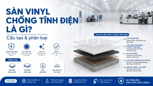 sàn vinyl chống tĩnh điện