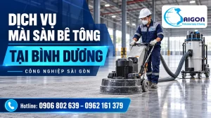 Dịch vụ mài sàn bê tông tại Bình Dương